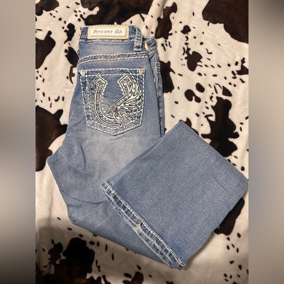 Light wash ANSWER ME BOOTCUT JEANS - Picture 3 of 4